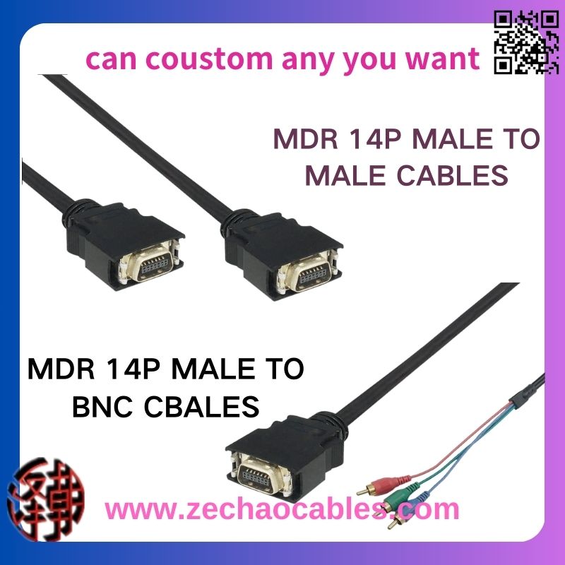 ZeChao customizes the industrial equipment cables and camera cables you need